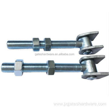 Galvanized gate welding Hinge with long bolt nut&U-bush